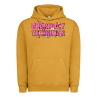 Pigment Peanut Butter Breast Cancer Pharmacy Technician Urban Hoodie - texasbilliewilder