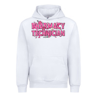 White Breast Cancer Pharmacy Technician Urban Hoodie - texasbilliewilder