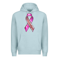 Blue Mist Breast Cancer Ribbon Baseball Premium Hoodie - texasbilliewilder