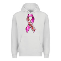 Dove Grey Breast Cancer Ribbon Baseball Premium Hoodie - texasbilliewilder