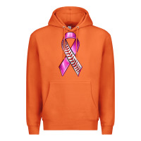 Carrot Breast Cancer Ribbon Baseball Premium Hoodie - texasbilliewilder