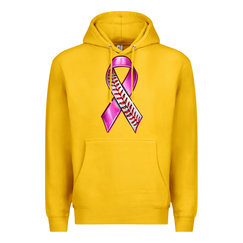 Breast Cancer Ribbon Baseball Premium Hoodie by texasbilliewilder | Teevron
