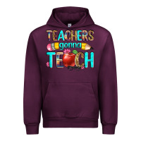 Mauve Wine teachers gonna teach Urban Hoodie - Zillion Design Studio