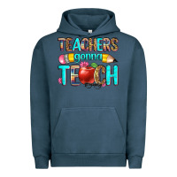 Pigment Midnight Navy teachers gonna teach Urban Hoodie - Zillion Design Studio