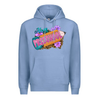 Colony Blue hello preschool Premium Hoodie - RanaPortraitStore
