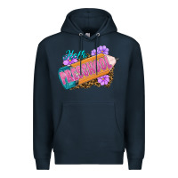 Navy hello preschool Premium Hoodie - RanaPortraitStore