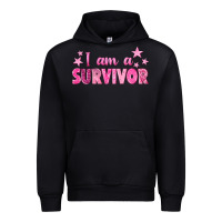 Black I Am a Survivor Breast Cancer Urban Hoodie - texasbilliewilder