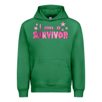 Emerald I Am a Survivor Breast Cancer Urban Hoodie - texasbilliewilder
