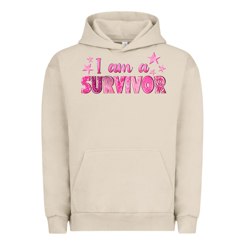 I Am A Survivor Breast Cancer Urban Hoodie by texasbilliewilder | Teevron