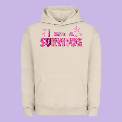 I Am A Survivor Breast Cancer Urban Hoodie Designed By Texasbilliewilder
