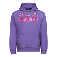 Tulip I Am a Survivor Breast Cancer Urban Hoodie - texasbilliewilder