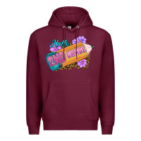 Burgundy Hello 2nd Grade Premium Hoodie - RanaPortraitStore