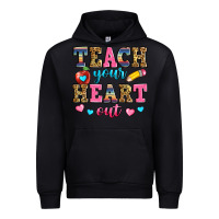 Black teach your heart out Urban Hoodie - Zillion Design Studio