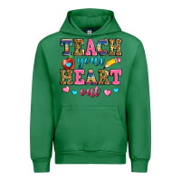 Emerald teach your heart out Urban Hoodie - Zillion Design Studio