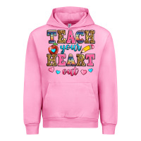 Fuchsia Pink teach your heart out Urban Hoodie - Zillion Design Studio