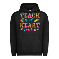 Pigment Black teach your heart out Urban Hoodie - Zillion Design Studio