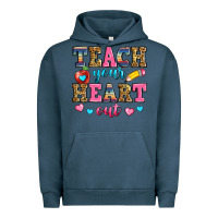 Pigment Midnight Navy teach your heart out Urban Hoodie - Zillion Design Studio