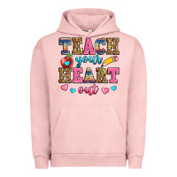 Pigment Salmon teach your heart out Urban Hoodie - Zillion Design Studio