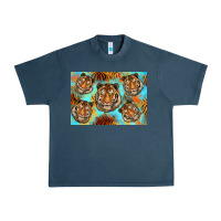 Midnight Navy Tiger Urban Heavy Tee - Artiststas