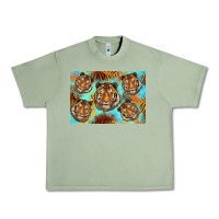 Oil Green Tiger Urban Heavy Tee - Artiststas