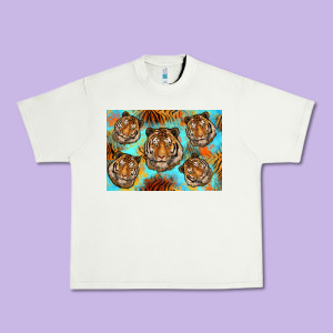 Tiger Urban Heavy Tee Designed By Artiststas