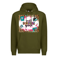 Army Green small business mama Premium Hoodie - Zillion Design Studio