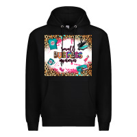 Black small business mama Premium Hoodie - Zillion Design Studio