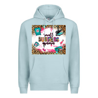 Blue Mist small business mama Premium Hoodie - Zillion Design Studio