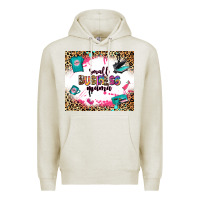 Oatmeal Heather small business mama Premium Hoodie - Zillion Design Studio