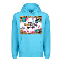 Ocean Blue small business mama Premium Hoodie - Zillion Design Studio