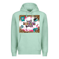 Seafoam small business mama Premium Hoodie - Zillion Design Studio