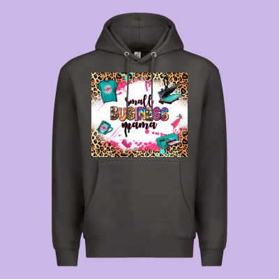 Small Business Mama Premium Hoodie Designed By Zillion Design Studio