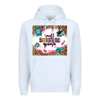 White small business mama Premium Hoodie - Zillion Design Studio