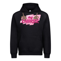 Black Hey Cancer Urban Hoodie - texasbilliewilder
