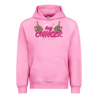 Fuchsia Pink Hey Cancer Urban Hoodie - texasbilliewilder