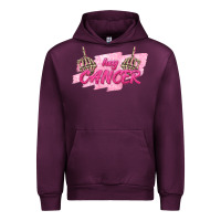 Mauve Wine Hey Cancer Urban Hoodie - texasbilliewilder