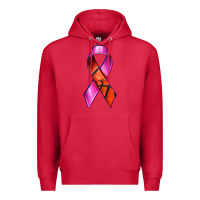 Cardinal Breast Cancer Ribbon Basketball Premium Hoodie - texasbilliewilder