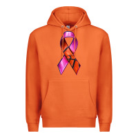 Carrot Breast Cancer Ribbon Basketball Premium Hoodie - texasbilliewilder