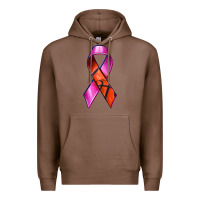 Chestnut Breast Cancer Ribbon Basketball Premium Hoodie - texasbilliewilder