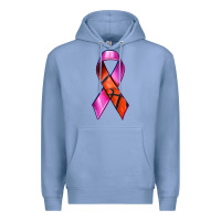 Colony Blue Breast Cancer Ribbon Basketball Premium Hoodie - texasbilliewilder