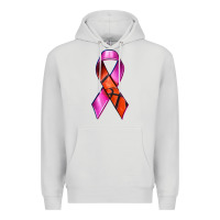 Dove Grey Breast Cancer Ribbon Basketball Premium Hoodie - texasbilliewilder