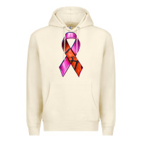 Sandshell Breast Cancer Ribbon Basketball Premium Hoodie - texasbilliewilder