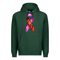 Sports Green Breast Cancer Ribbon Basketball Premium Hoodie - texasbilliewilder