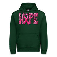 Forest Green Hope Breast Cancer Urban Hoodie - texasbilliewilder