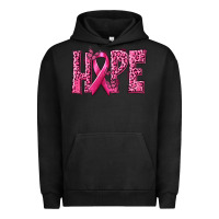 Pigment Black Hope Breast Cancer Urban Hoodie - texasbilliewilder