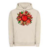 Pigment French Oak strawberry sunflower Urban Hoodie - Zillion Design Studio