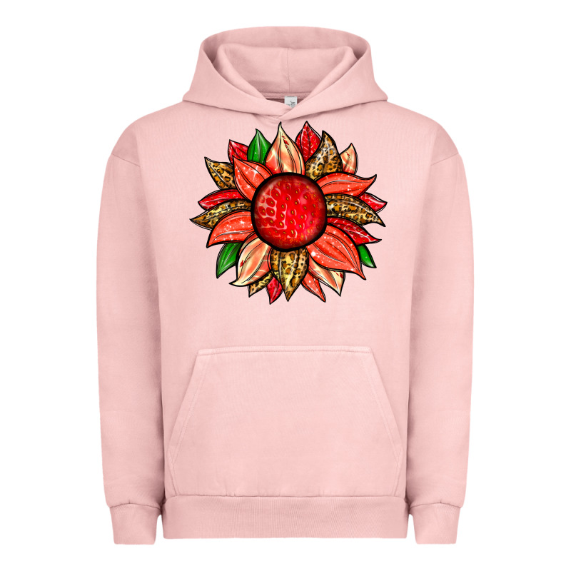 Strawberry Sunflower Urban Hoodie by Zillion Design Studio | Teevron