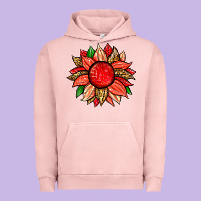 Strawberry Sunflower Urban Hoodie Designed By Zillion Design Studio