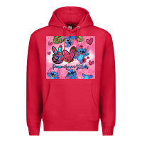 Cardinal peace love stitch Premium Hoodie - Zillion Design Studio