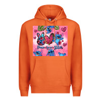 Carrot peace love stitch Premium Hoodie - Zillion Design Studio